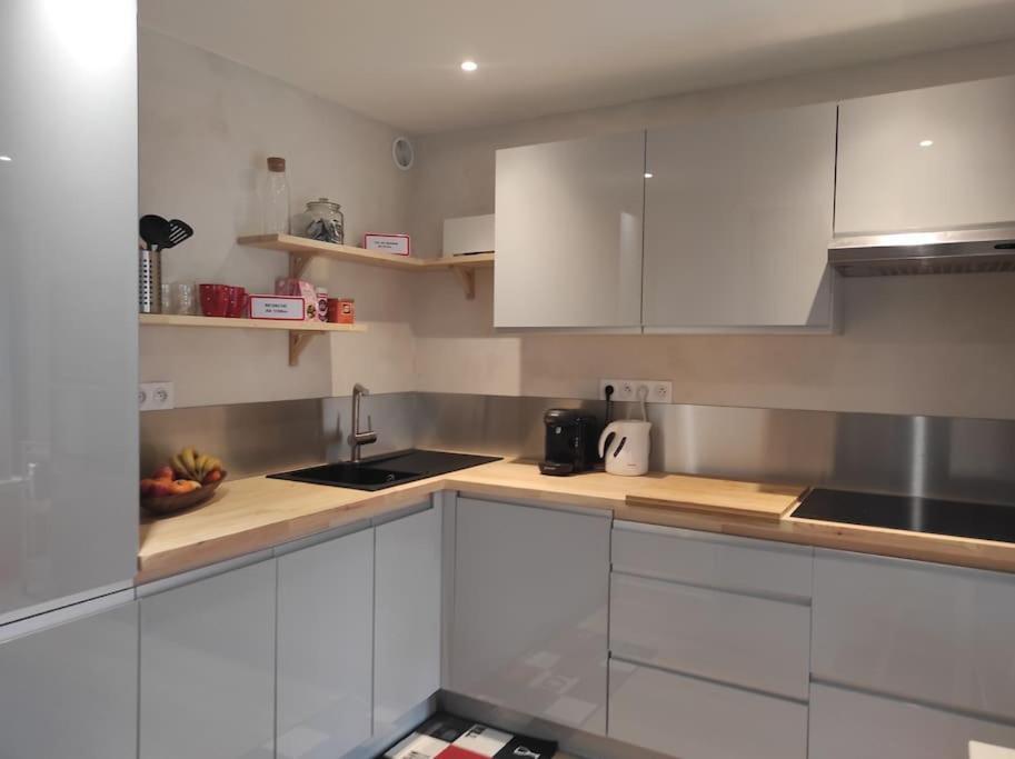 Appartement Vue Montagne, Cosy Et Chaleureux Briançon Exteriör bild